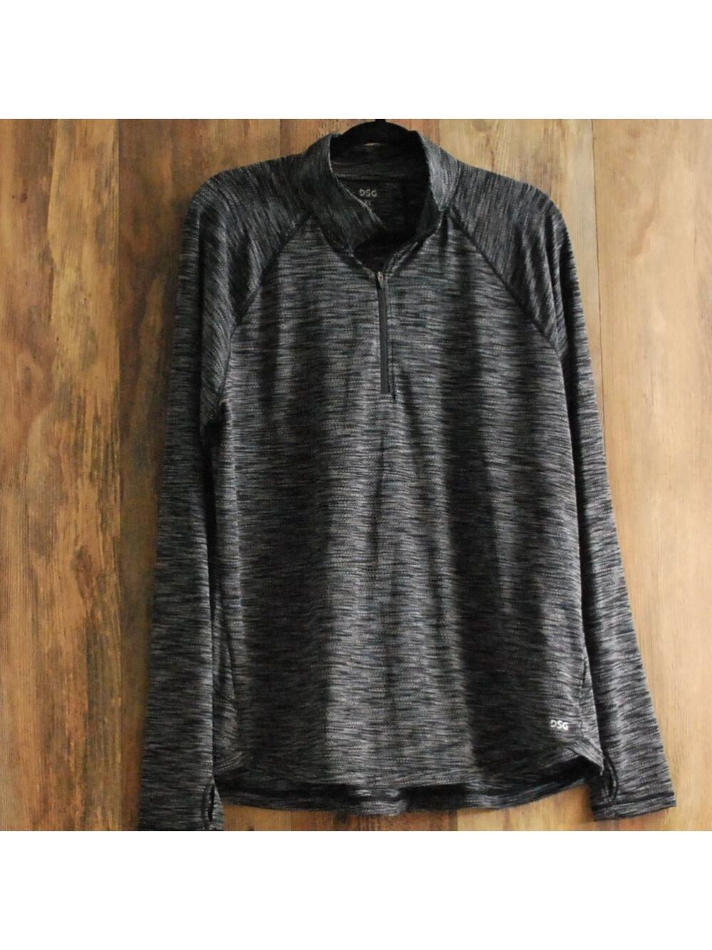 NWT DSG 1/4 Zip Jacket Black/Gray with Black Women's Size XL